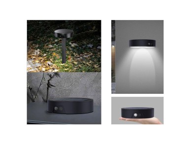 Wall light - solar stake 4w 500 lm edm
