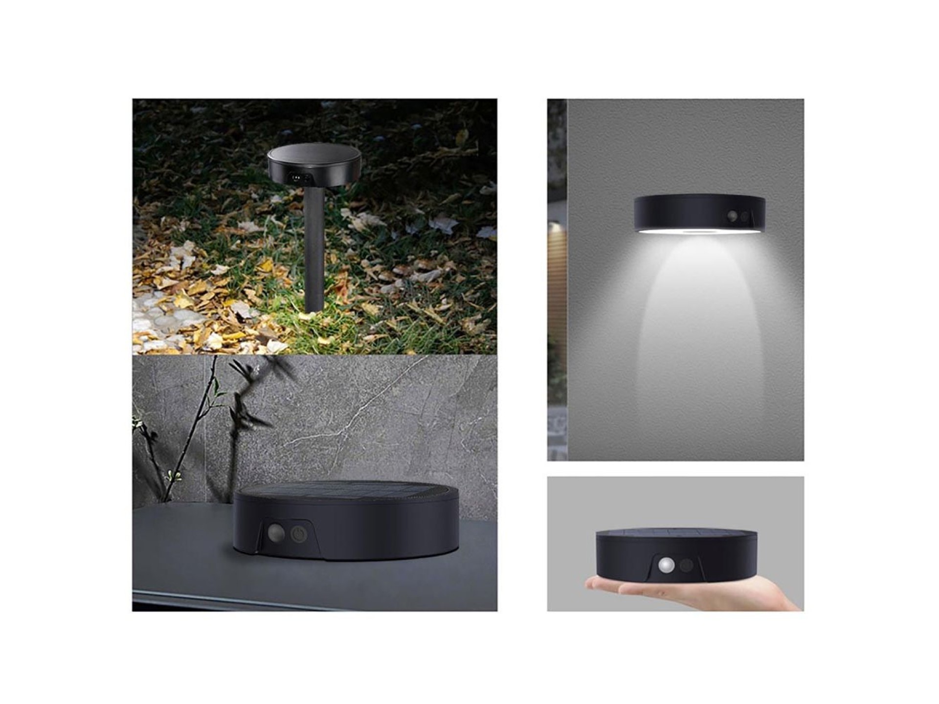 Wall light - solar stake 4w 500 lm edm