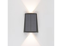 Luz de parede solar led 100lm 2w 3.000k