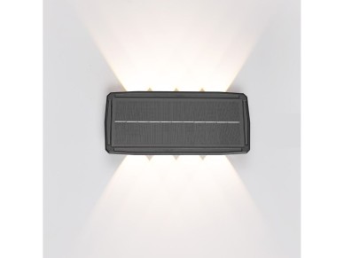 Led solar wall light 400lm 8w 3,000k