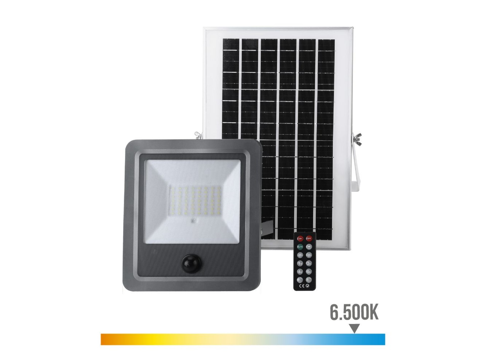 Solar projector focus with sensor 300w 3,500lm 6,500k edm