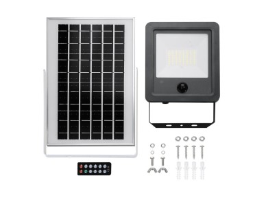 Solar projector focus with sensor 300w 3,500lm 6,500k edm