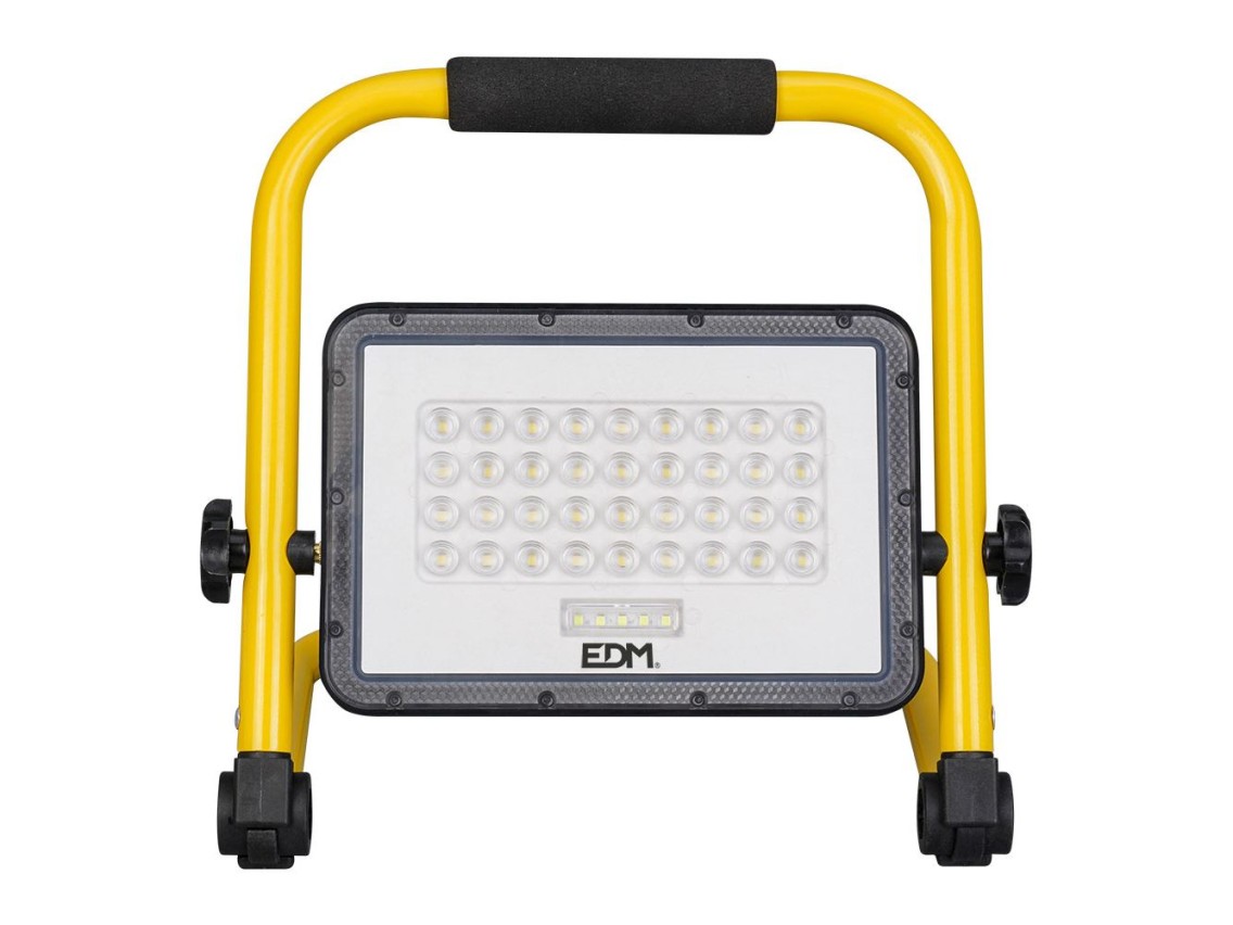 Solar led solar work spotlight + solar panel 4000 lm, 6,400 k, cool light, ip65