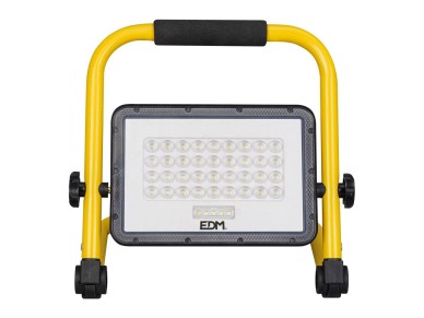 Solar led solar work spotlight + solar panel 4000 lm, 6,400 k, cool light, ip65