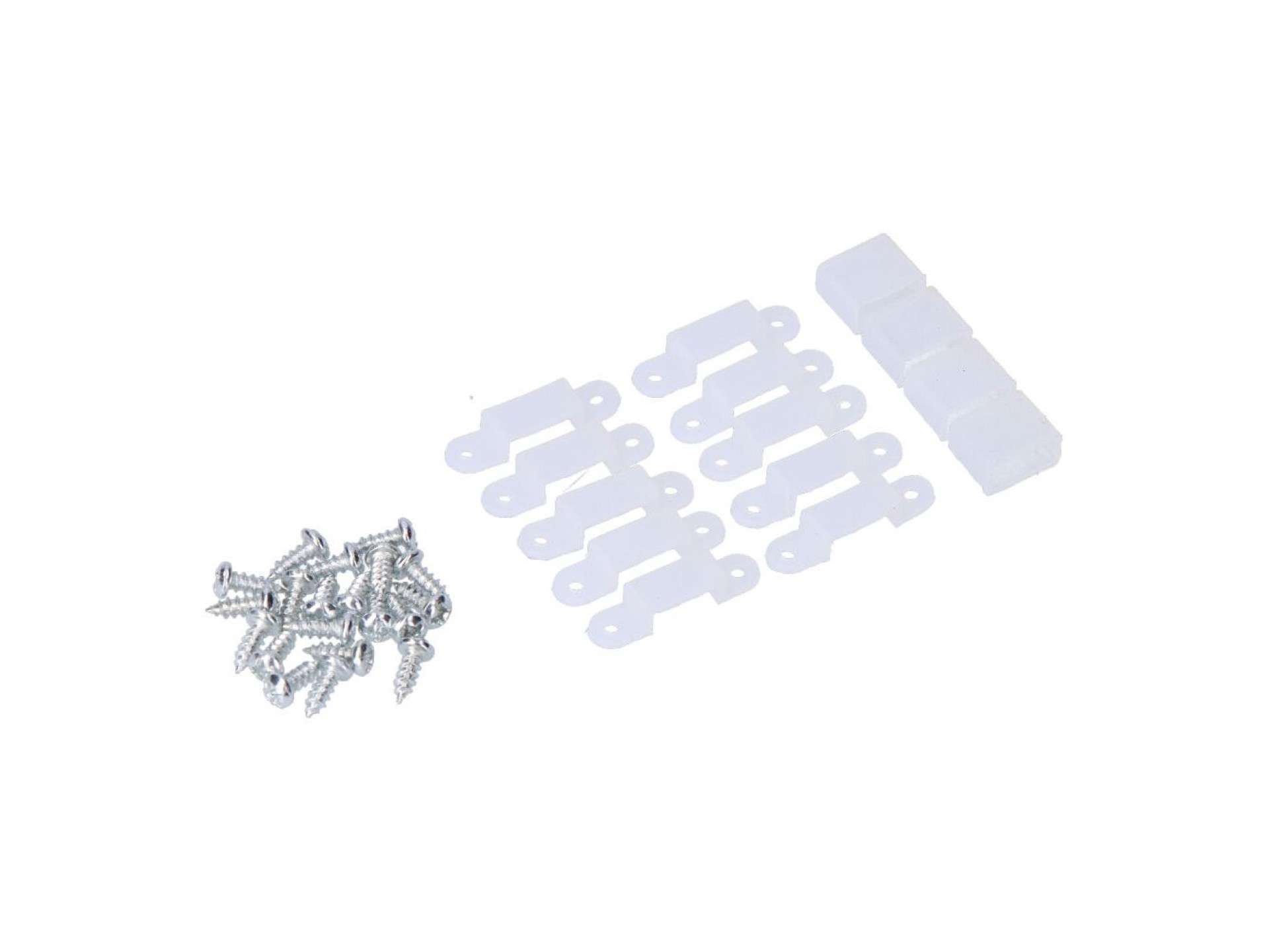 Fita led luz branca fria 6.400k adesivo 5 m x 10 mm 8 w/m 100 lm 24 v dc