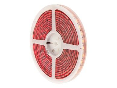 Adhesive rgb led strip 5m x 12 mm 4.5 w/m -20 lm/w 24v dc, wifi tuya app