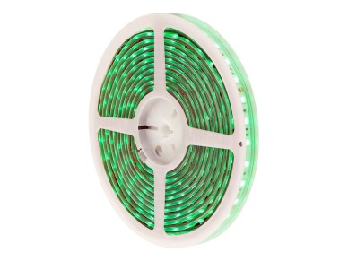 Adhesive rgb led strip 5m x 12 mm 4.5 w/m -20 lm/w 24v dc, wifi tuya app