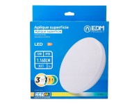 Circular surface led ceiling light 12 w 3cct 1160 lm �26 x 6,2 cm