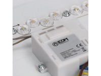 Aplique led circular de superficie 24 w 3cct 2490 lm �38 x 6,6 cm