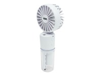 Rechargeable misting fan, 4 speeds, 6,2 x 16,4 cm. assorted colors Rechargeable misting fan, 4 speeds, 6,2 x 16,4 cm. assorted colors