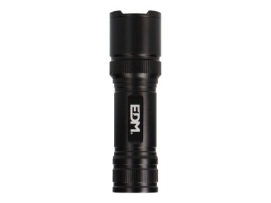 Linterna led t�ctica black grip 150 lm con zoom 3 x aaa (incluidas) aluminio