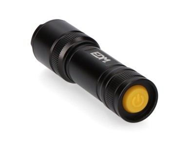 Linterna led t�ctica black grip 150 lm con zoom 3 x aaa (incluidas) aluminio