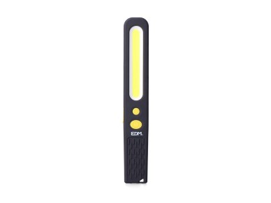 Linterna de trabajo spot 3 w / cob 5 w, medida 37 x 16 x 241 mm