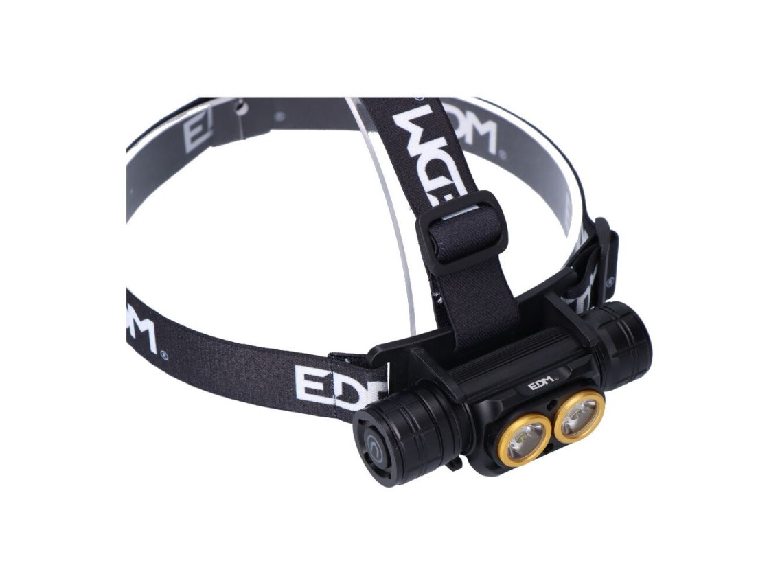 Linterna frontal 3.000lm edm