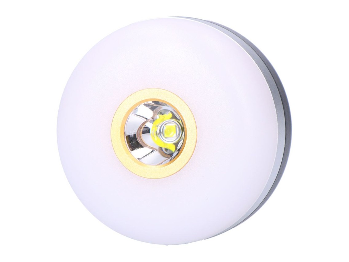 Linterna imantada led 260 lm 3cct 6500 / 7000 / 2900 k ip44 3 w bateria recargable 1100 mah ø 66 x 4