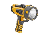 Led hand spotlight with battery 10w 1000/400lm/flash/sos 2x2200mah