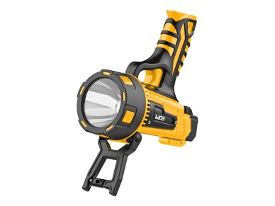 Led hand spotlight with battery 10w 1000/400lm/flash/sos 2x2200mah