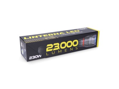 Lanterna led de longo alcance 23.000 lm