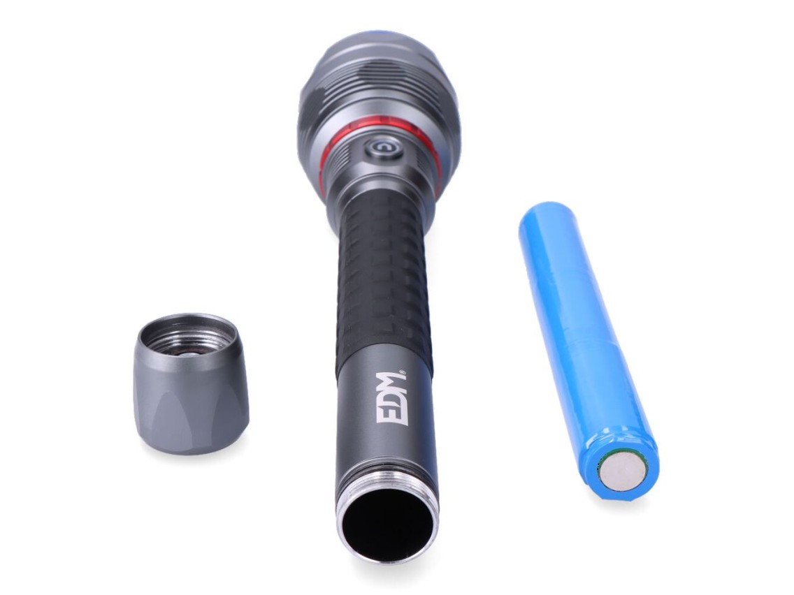 Long range led flashlight 23000 lm