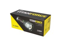 Titanforce rechargeable tactical led flashlight 14,000 lm 6500 k 150 w ip44 + lanyard Titanforce rechargeable tactical led flashlight 14,000 lm 6500 k 150 w ip44 + lanyard