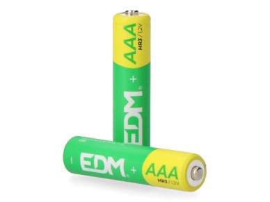 Eco-series aaa rechargeable battery - hr03 950ma, �10.5 x 44.5 mm, 2 units