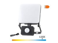 Foco proyector led frameless con sensor 50 w 4100 lm 6000k luz fria 16,8 x 16 cm
