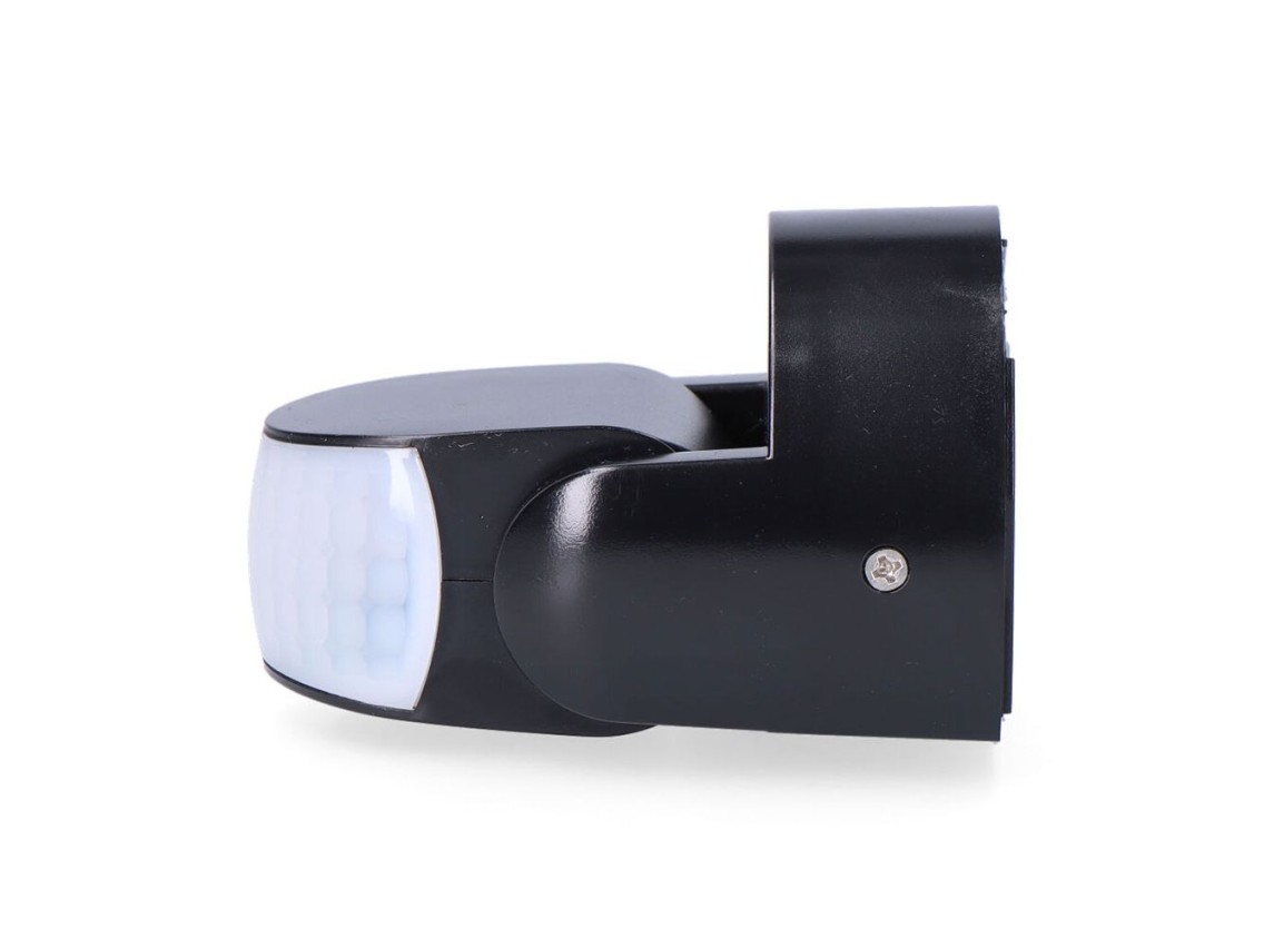 Sensor de movimiento y crepuscular 15 m ip65 negro