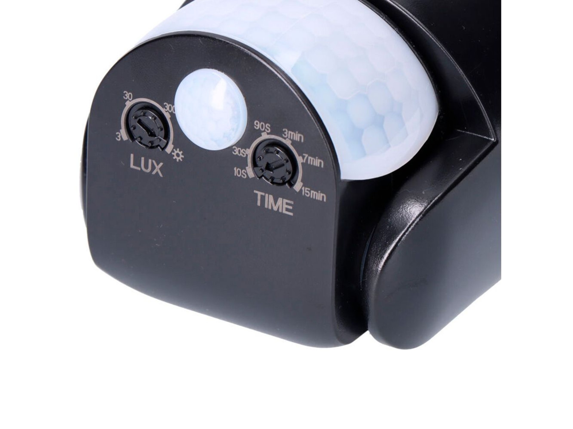 Sensor de movimiento y crepuscular 15 m ip65 negro