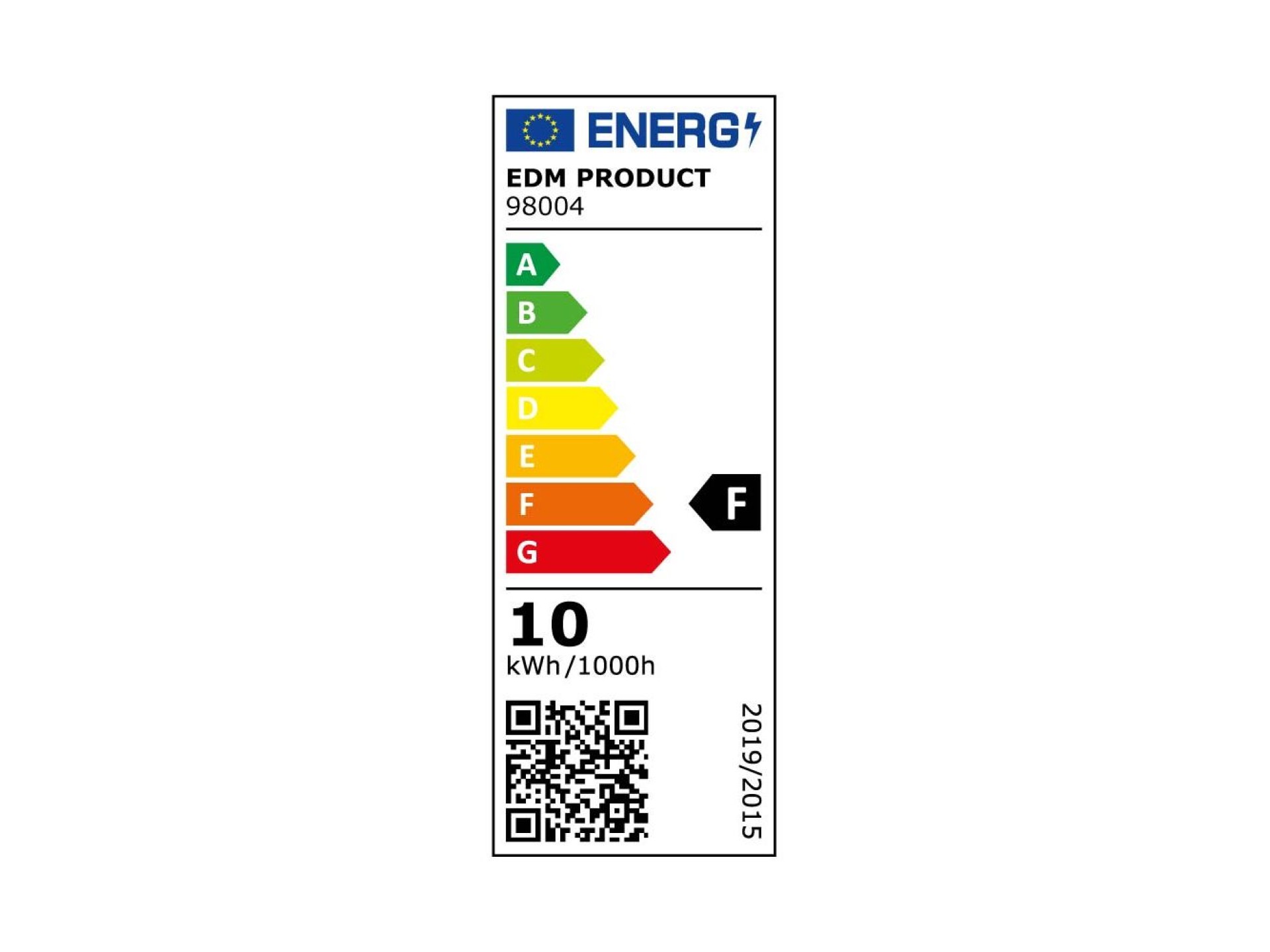 Lâmpada led dicroica gu10 10 w 932 lm 3200 k luz quente 120° ø5 x 6,4 cm
