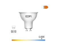 Bombilla dicroica led gu10 10 w 932 lm 6400 k luz fria 120� �5 x 6,4 cm