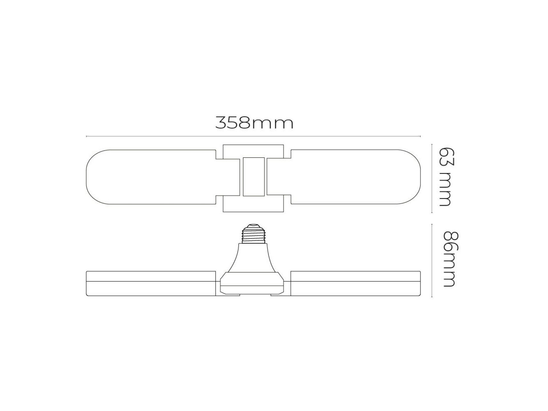 Bombilla led e27 15w 1521lm 6.500k luz fría