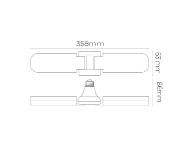 Bombilla led e27 15w 1521lm 6.500k luz fr�a