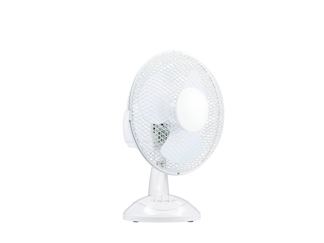 Ventoinha de mesa 22 w, ø23 cm, branco, 270 x 210 x 352 mm