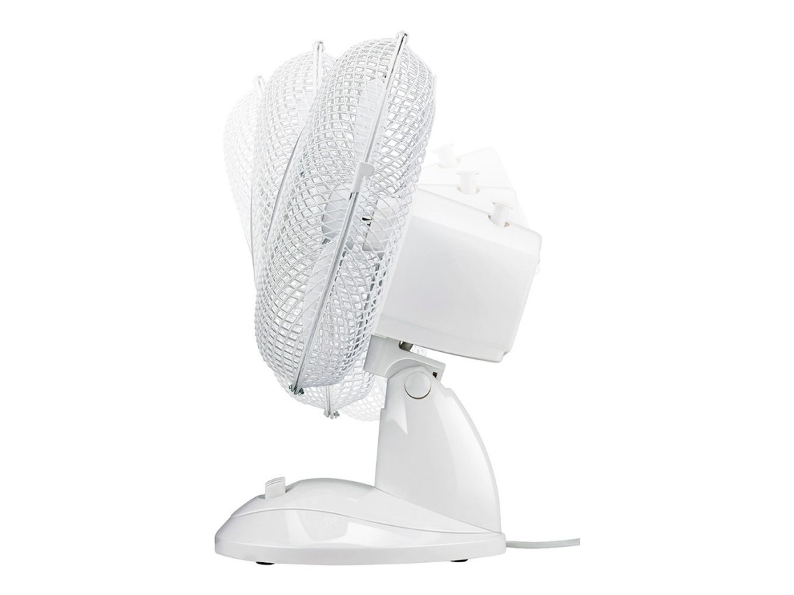 Ventoinha de mesa 22 w, ø23 cm, branco, 270 x 210 x 352 mm