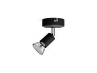 1-element limbali gu10 spotlight (bulb not included) black � 8 x 13 cm