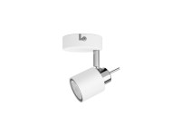 Meranti gu10 1-element spotlight (bulb not included) white 8 x 15.5 x 8 cm