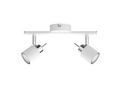 Candeeiro de 2 elementos meranti gu10 (l�mpada n�o inclu�da) branco �8 x 15,5 x 27,4 cm