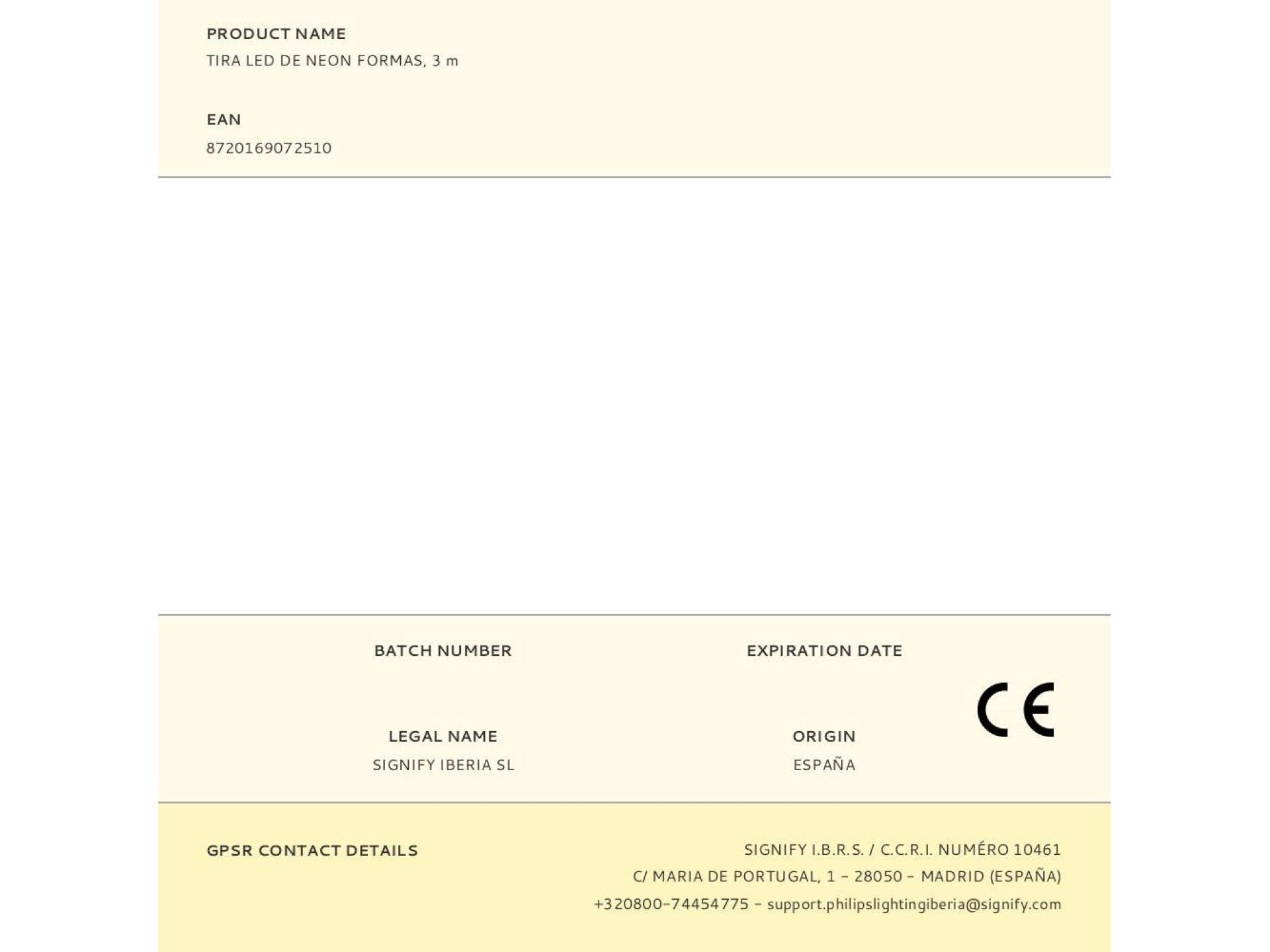 Tira led neon formas, 3 m