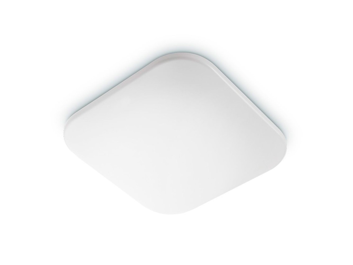 Candeeiro de teto quadrado luz natural mauve luz día 12 w 4000 k 1300 lm 26 x 26 x 6,5 cm