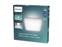 Candeeiro de teto quadrado mauve luz do dia 24 w 4000 k 3000 lm 43 x 43 x 7,5 cm