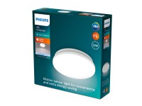 Candeeiro de teto redondo com sensor, acuna, 12 w, 4000 k, 1500 lm, daylight, � 24,5 cm