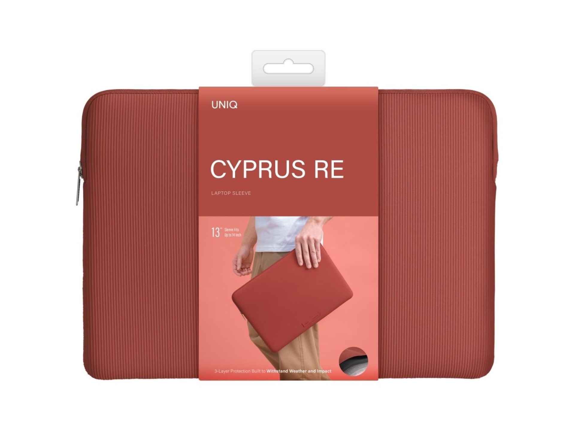 Funda para portátil Uniq Cyprus Ridge Edition de neopreno resistente al agua de 14