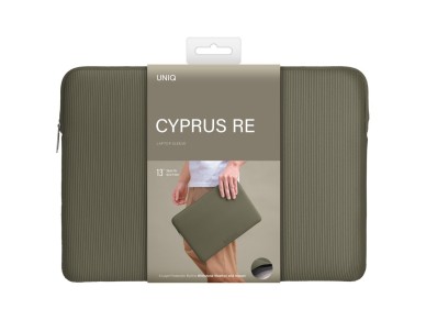 Bolsa para laptop Uniq Cyprus Ridge Edition para laptop de neoprene resistente � �gua de 14" - verde