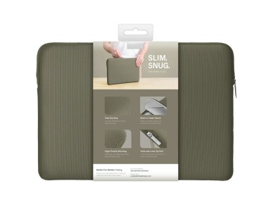 Bolsa para laptop Uniq Cyprus Ridge Edition para laptop de neoprene resistente � �gua de 14" - verde