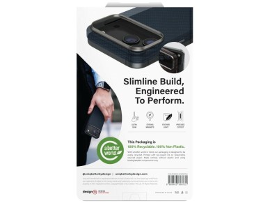 Funda de carga Uniq Keva EDGE Magclick para iPhone Air - Azul