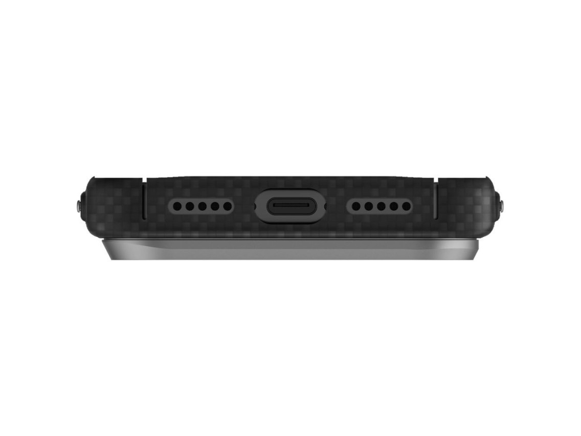 Funda de carga Uniq Keva EDGE Magclick para iPhone 17 Pro - Negra