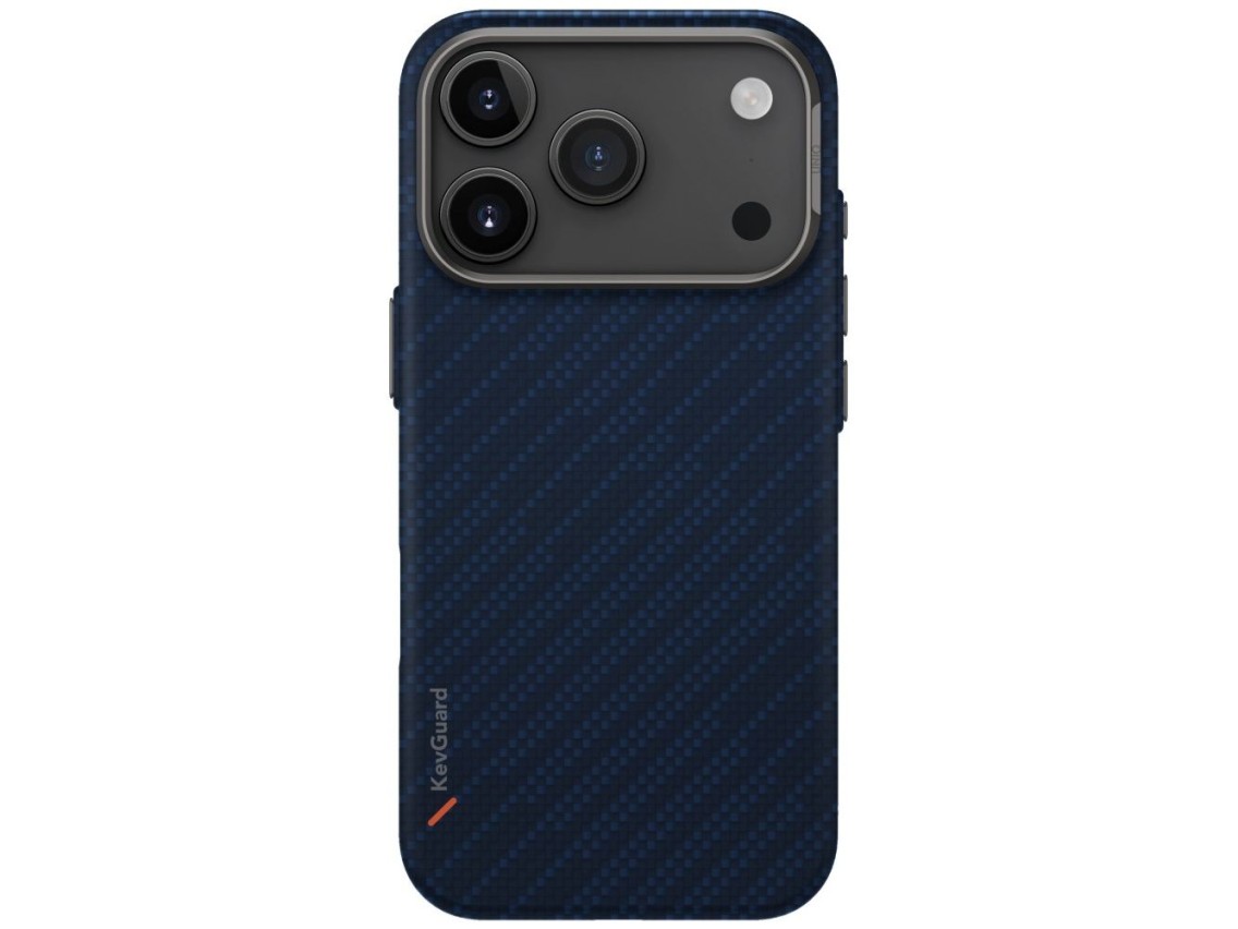 Funda de carga Uniq Keva EDGE Magclick para iPhone 17 Pro - Azul