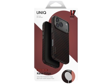 Uniq Keva EDGE Magclick Charging Case for iPhone 17 Pro - Orange Uniq Keva EDGE Magclick Charging Case for iPhone 17 Pro - Orange