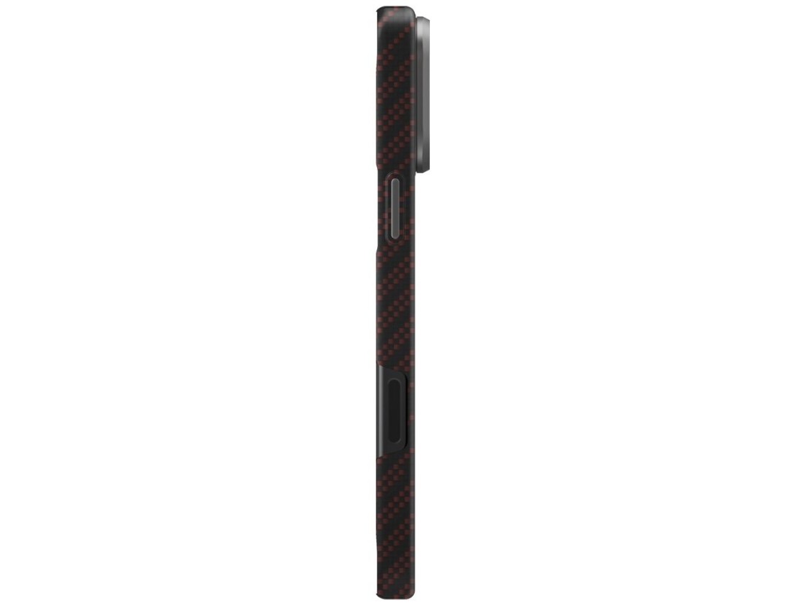 Capa de carregamento Uniq Keva EDGE Magclick para iPhone 17 Pro Max - Laranja