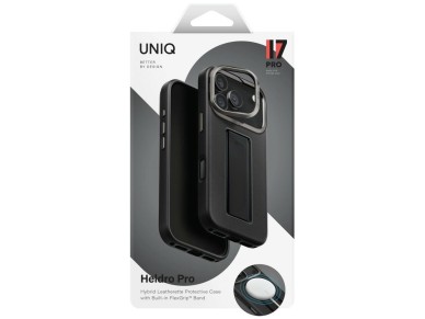 Uniq Heldro Pro Magclick Charging Case for iPhone 17 Pro - Black Uniq Heldro Pro Magclick Charging Case for iPhone 17 Pro - Black